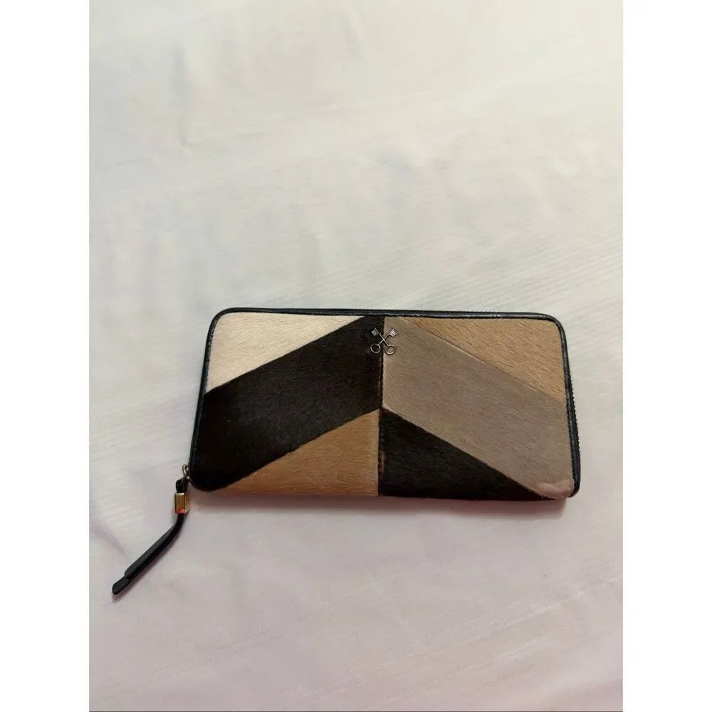 Sazaby Calf Hair Leather Wallet